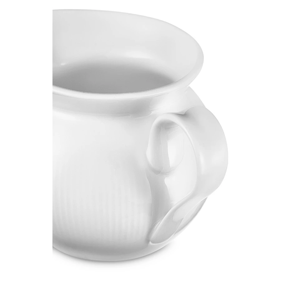 Молочник Decor de table Плиссе 230 мл, d8,6хh8,4 см, фарфор костяной, п/к