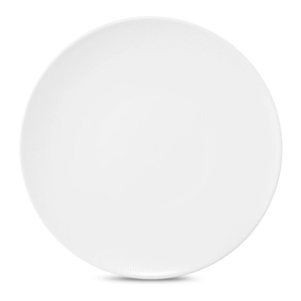 Тарелка десертная Decor de table Плиссе 19,4 см, фарфор костяной