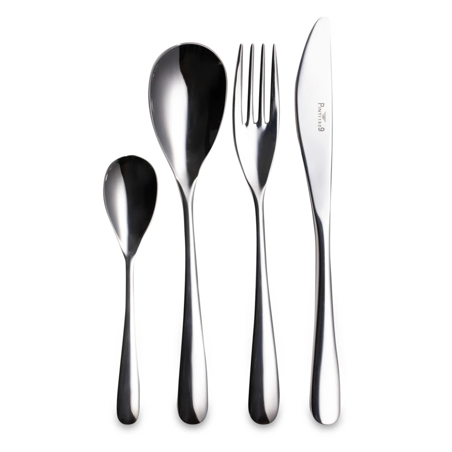 Набор столовых приборов Pinti 1929 Свинг на 6 персон 24 предмета, сталь нержавеющая, п/к