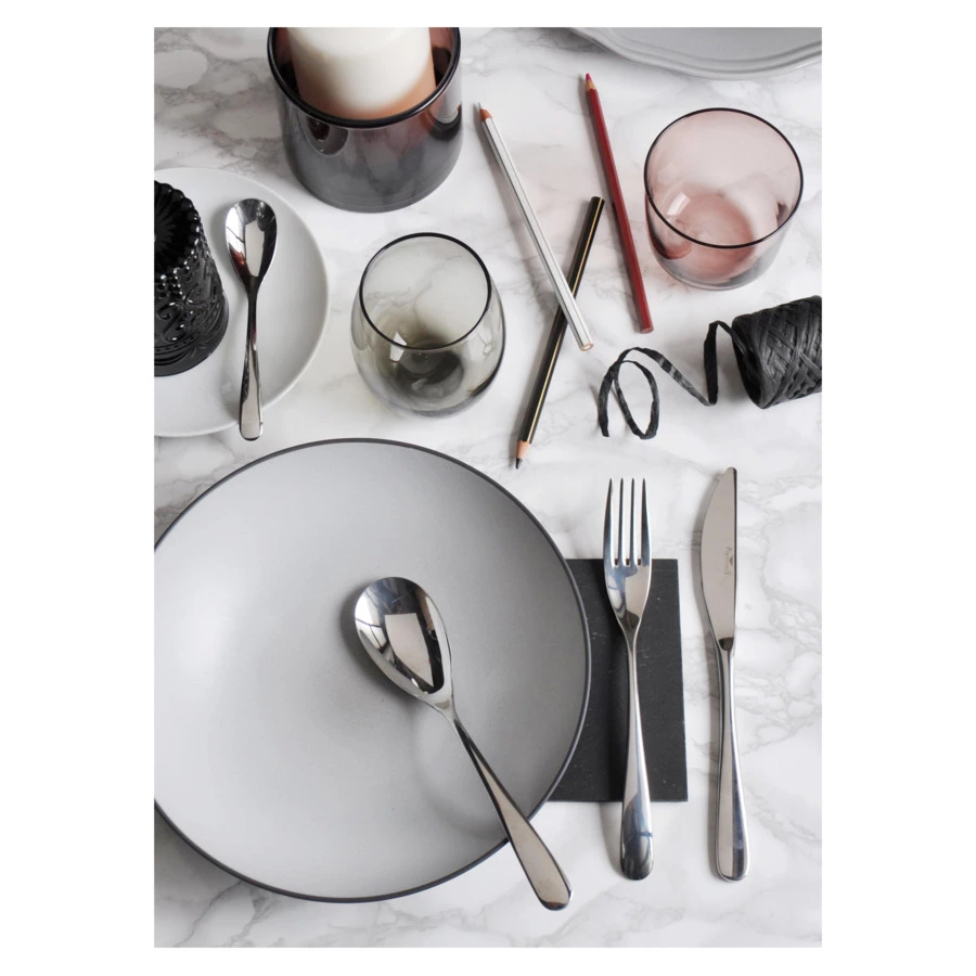 Набор столовых приборов Pinti 1929 Свинг на 6 персон 24 предмета, сталь нержавеющая, п/к