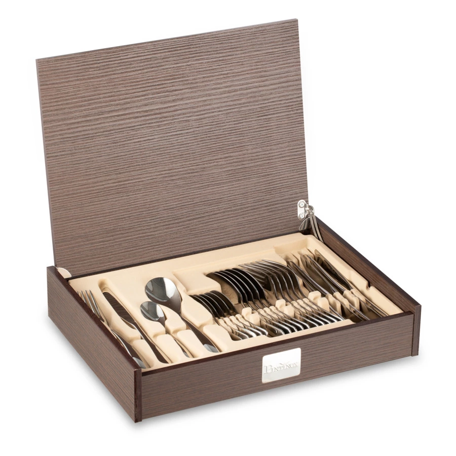 Набор столовых приборов Pinti 1929 Свинг на 6 персон 24 предмета, сталь нержавеющая, п/к