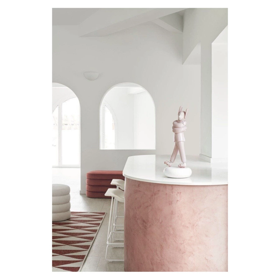Фигурка Lladro Объятия 23x25x57 см, фарфор, розовая