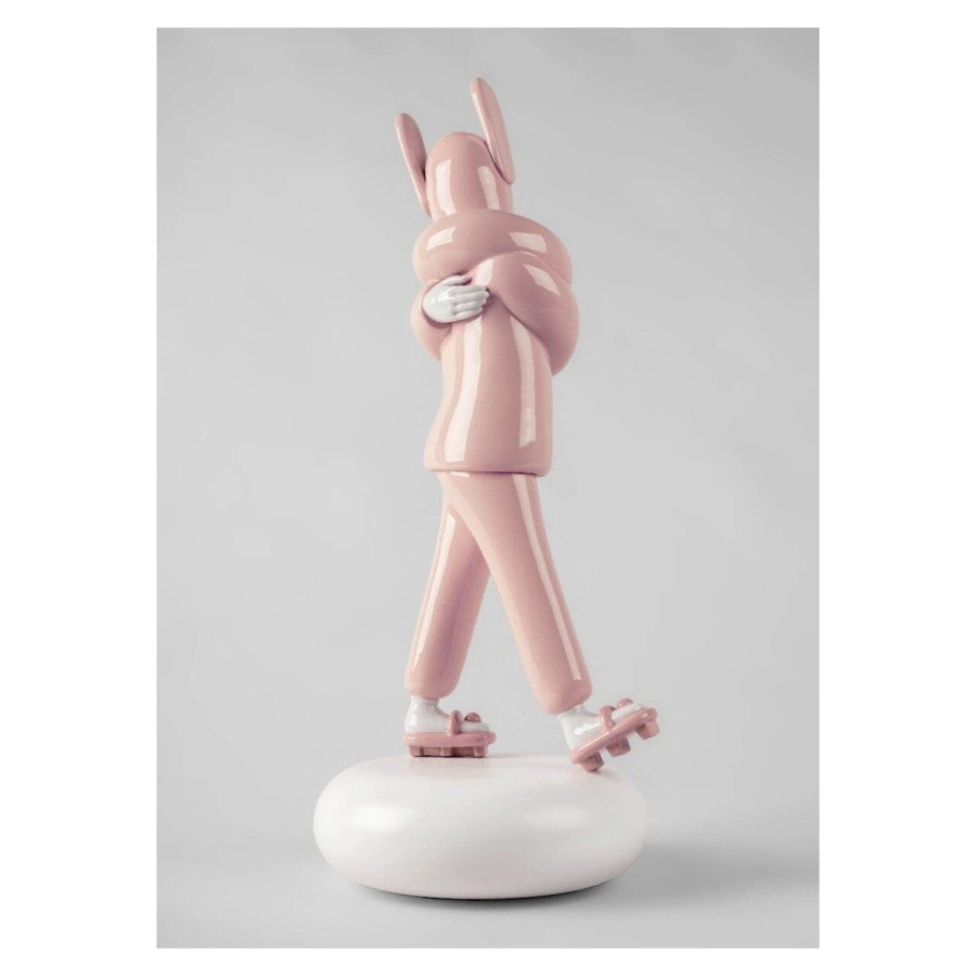 Фигурка Lladro Объятия 23x25x57 см, фарфор, розовая