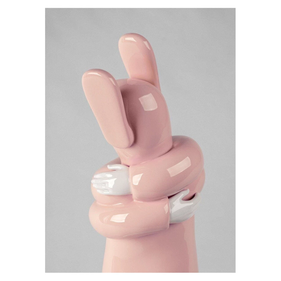 Фигурка Lladro Объятия 23x25x57 см, фарфор, розовая