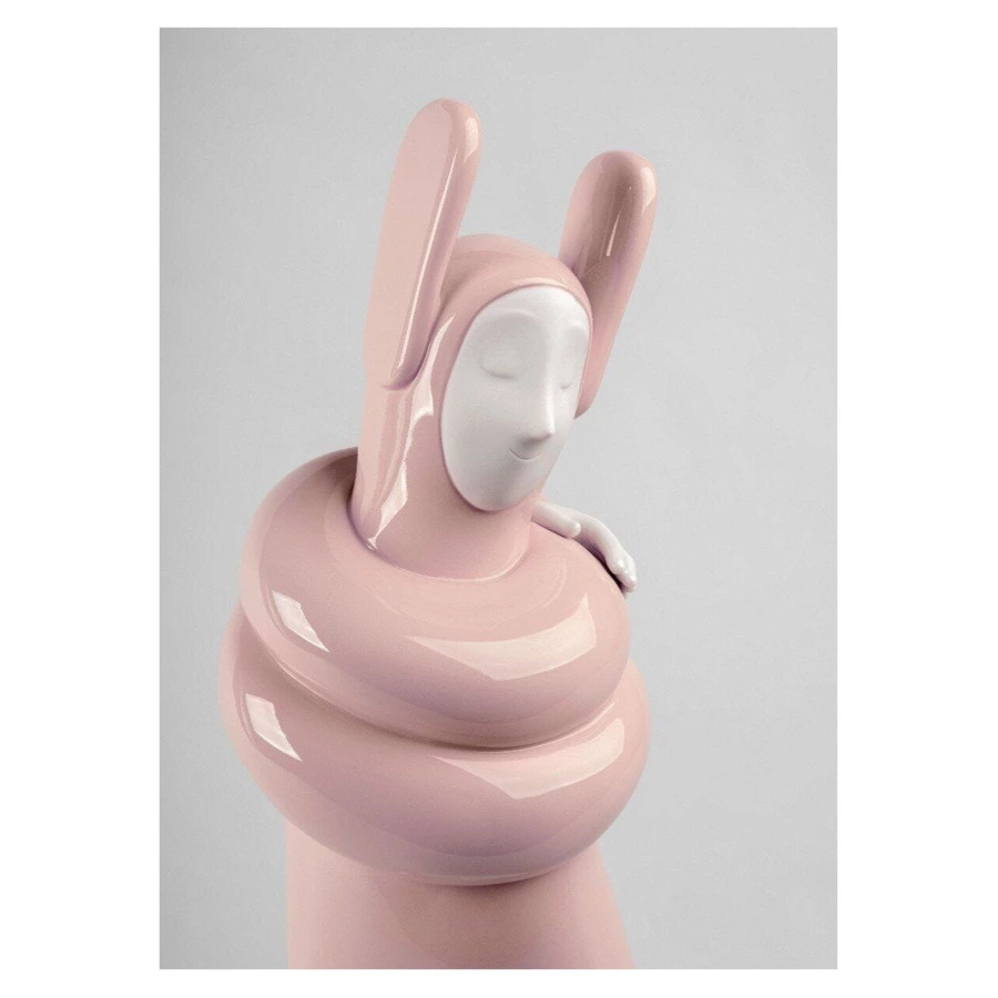 Фигурка Lladro Объятия 23x25x57 см, фарфор, розовая