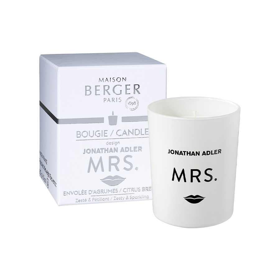 Свеча ароматическая Maison Berger Мистер и Миссис с ароматом Цитрусовое вдохновение 180 г