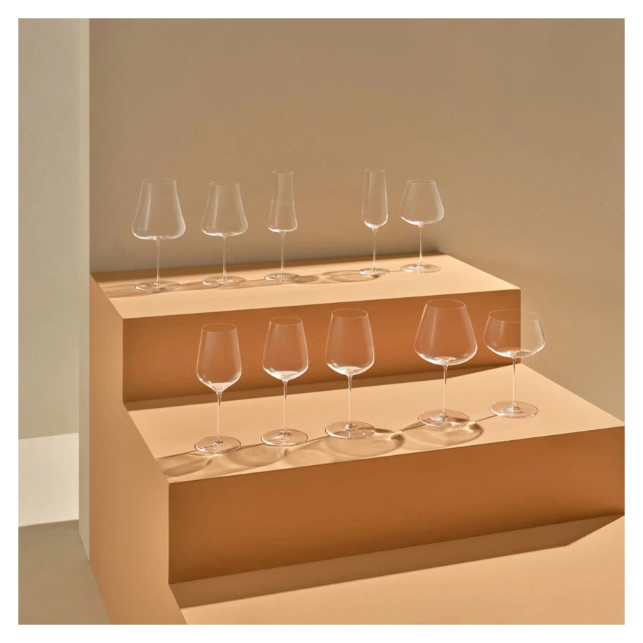 Бокал для шампанского Nude Glass Невидимая ножка Вертиго 300 мл, стекло хрустальное