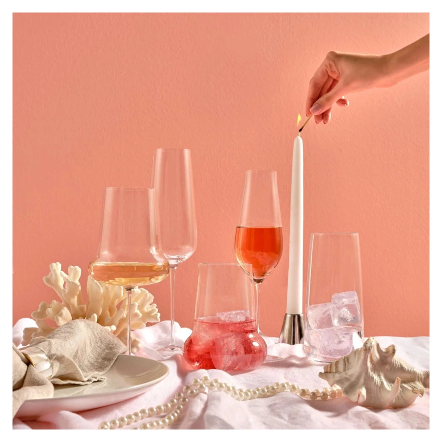 Бокал для шампанского Nude Glass Невидимая ножка Вертиго 300 мл, стекло хрустальное