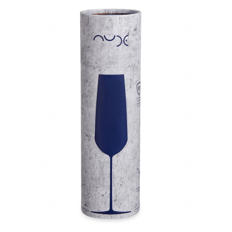 Бокал для шампанского Nude Glass Невидимая ножка Вертиго 300 мл, стекло хрустальное