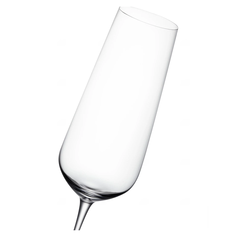 Бокал для шампанского Nude Glass Невидимая ножка Вертиго 300 мл, стекло хрустальное