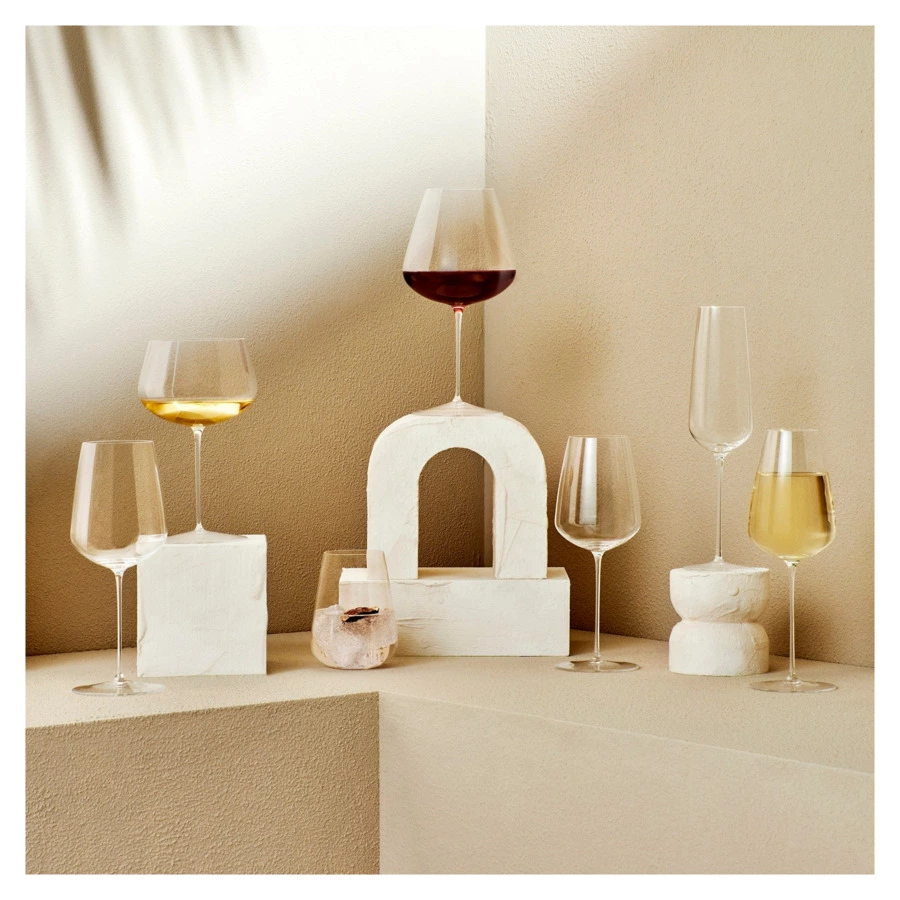 Бокал для шампанского Nude Glass Невидимая ножка Вертиго 300 мл, стекло хрустальное