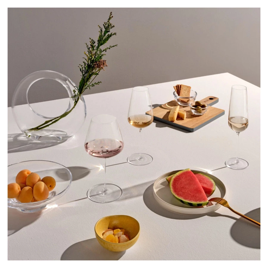 Бокал для шампанского Nude Glass Невидимая ножка Вертиго 300 мл, стекло хрустальное