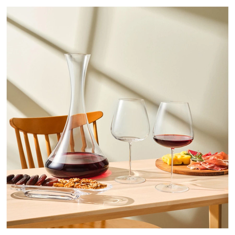 Бокал для красного вина Nude Glass Невидимая ножка Вертиго 950 мл, стекло хрустальное