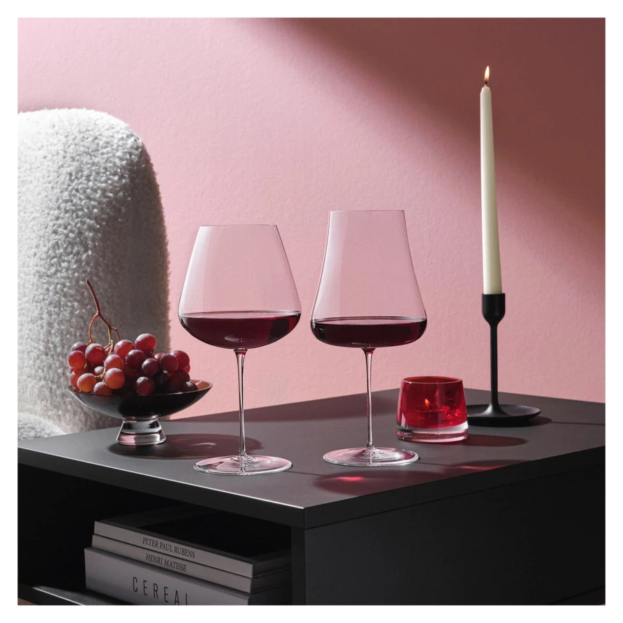 Бокал для красного вина Nude Glass Невидимая ножка Вертиго 950 мл, стекло хрустальное