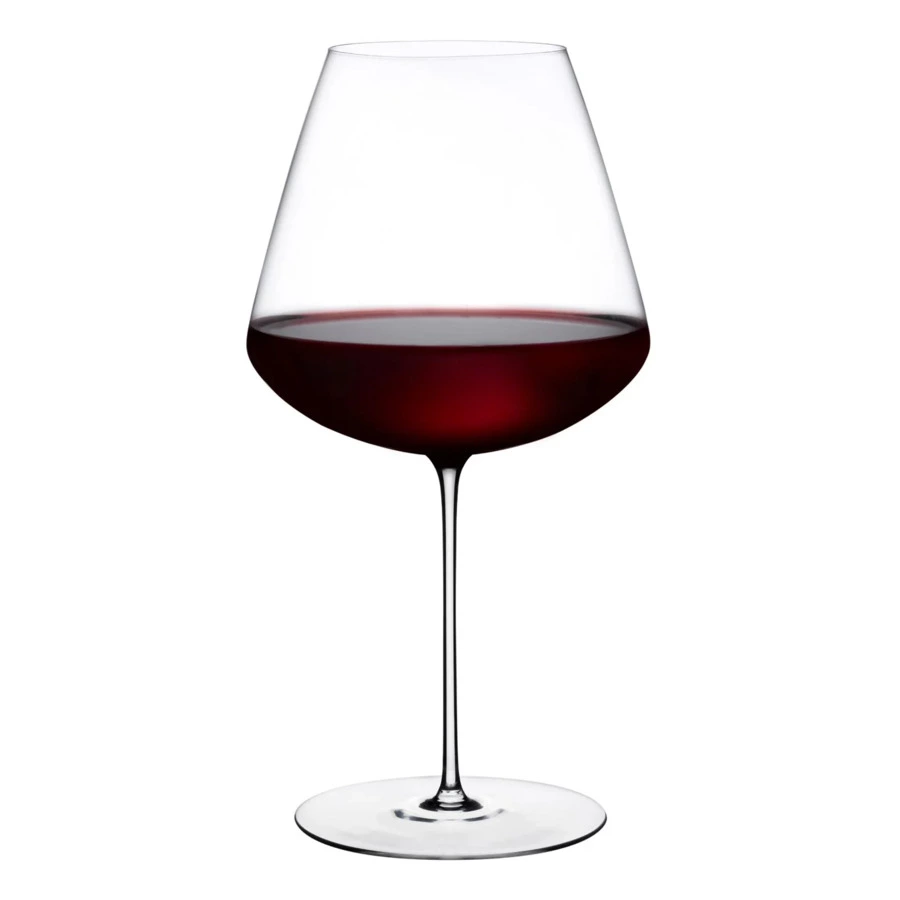Бокал для красного вина Nude Glass Невидимая ножка Вертиго 950 мл, стекло хрустальное