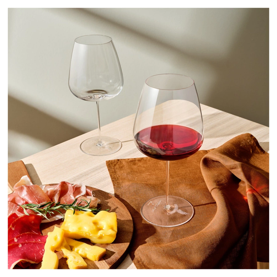 Бокал для красного вина Nude Glass Невидимая ножка Вертиго 950 мл, стекло хрустальное