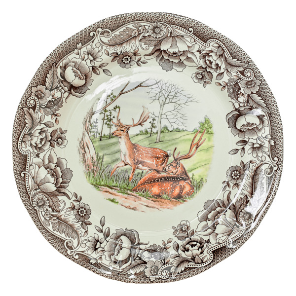 Тарелка обеденная Grace by Tudor Haydon Grove 27,3 см, фаянс, белая
