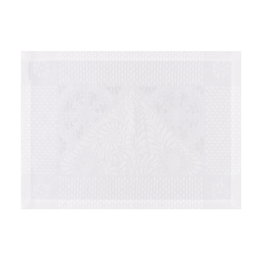 Скатерть прямоугольная Le Jacquard Francais Bosphore 175х250 см, лен, хлопок, белая