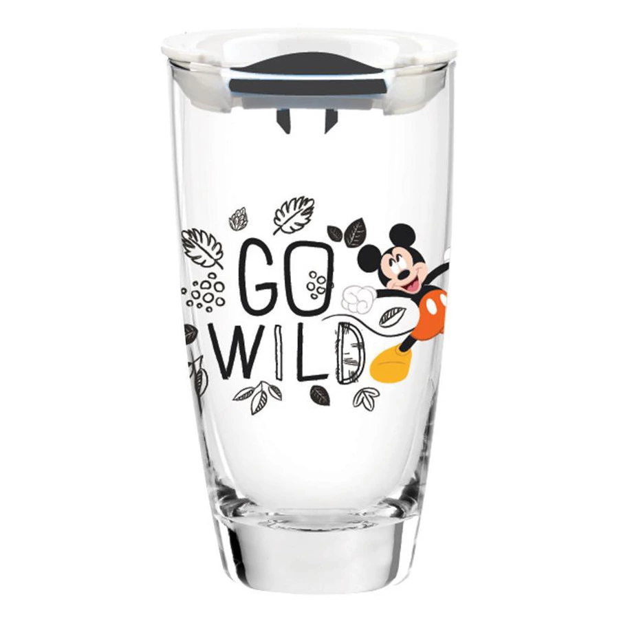 Стакан для воды LUCARIS Disney JUNGLE 465 мл, стекло, черный