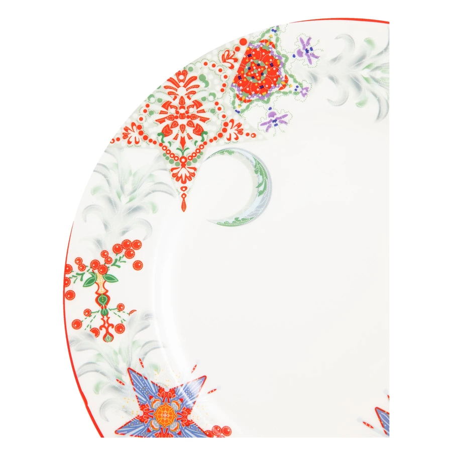 Тарелка обеденная Mix&Match Home Счастливая Звезда 27 см, фарфор