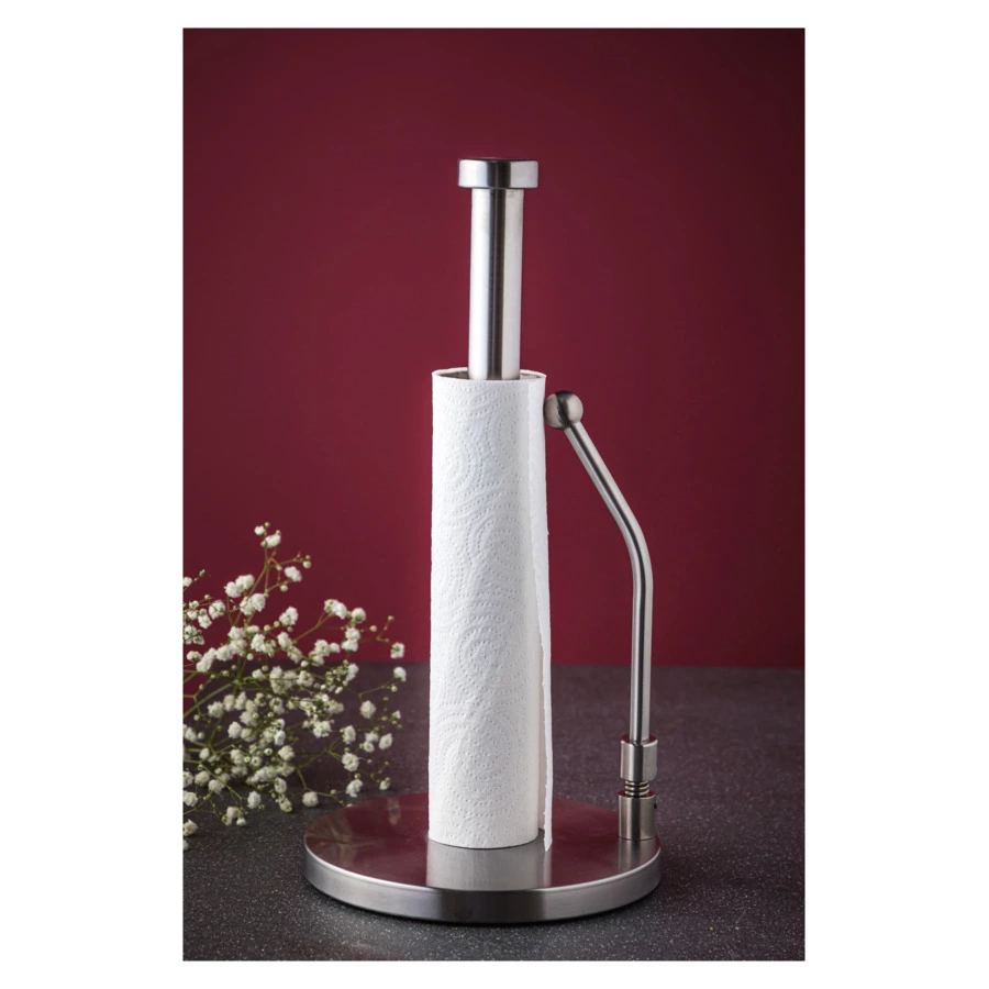 Держатель для бумажных полотенец Weis 30 см, сталь нержавеющая