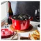 Кокот высокий Staub La Cocotte 24 см, 4,7 л, чугун, вишневый, п/к