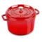 Кокот высокий Staub La Cocotte 24 см, 4,7 л, чугун, вишневый, п/к