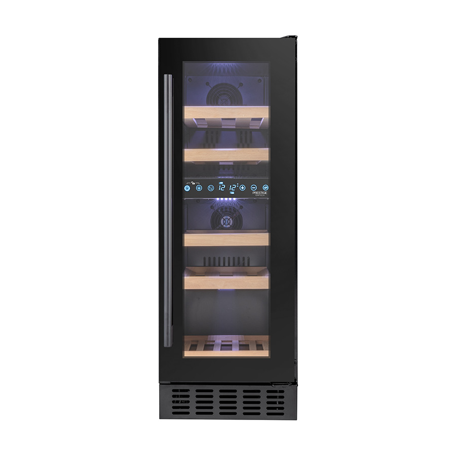 Холодильник винный Temptech PRESX30DB 33х63х86 см, сталь нержавеющая, дерево, черный