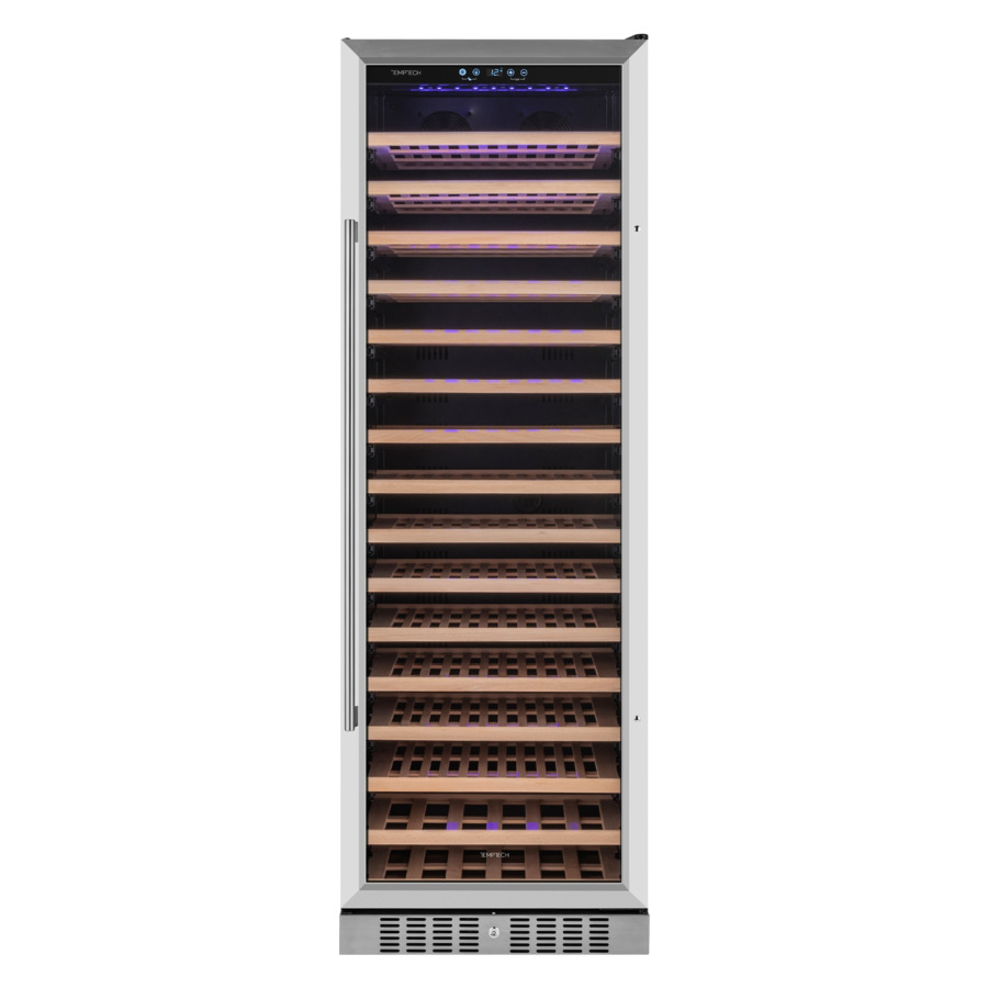 Холодильник винный Temptech WP180SCS 67,5х75х193 см, сталь нержавеющая, дерево, черный