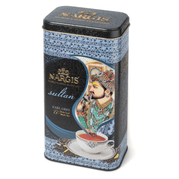 Чай черный листовой с бергамотом Nargis Sultan Assam TGFOP 200 г, п/к