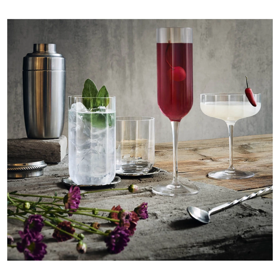 Фужер для игристого вина Luigi Bormioli Джаз 210 мл, стекло хрустальное