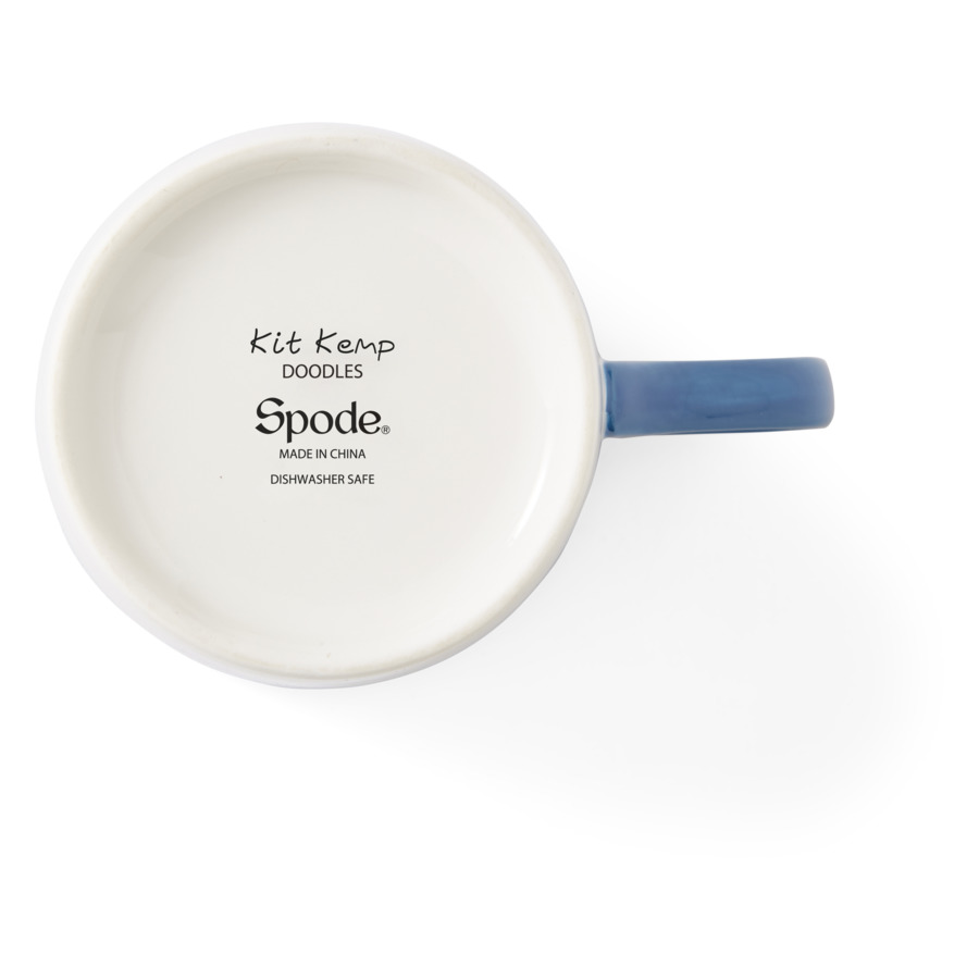 Кружка Spode Кит Кемп Дудлс Будь собой 340 мл, фарфор костяной, п/к