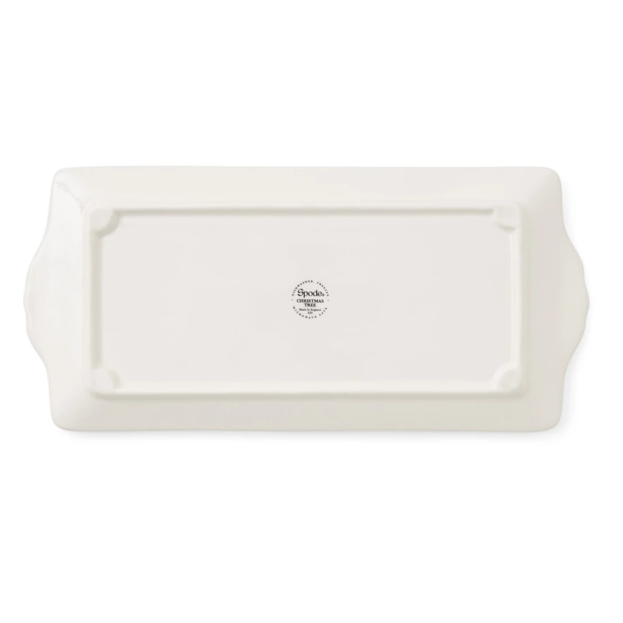 Блюдо прямоугольное Spode Рождественская ель Эксклюзив 34 см, фаянс