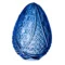 Декоративное изделие ГХЗ Яйцо 14,3х10,5 см, хрусталь, васильковое