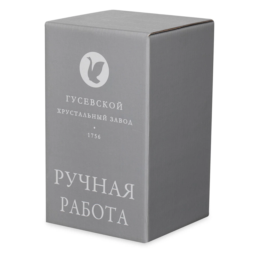 Декоративное изделие ГХЗ Яйцо 14,3х10,5 см, хрусталь, васильковое