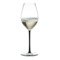 Бокал для шампанского Riedel Fatto a Mano Champagne 459мл, черная ножка, ручная работа, хрусталь
