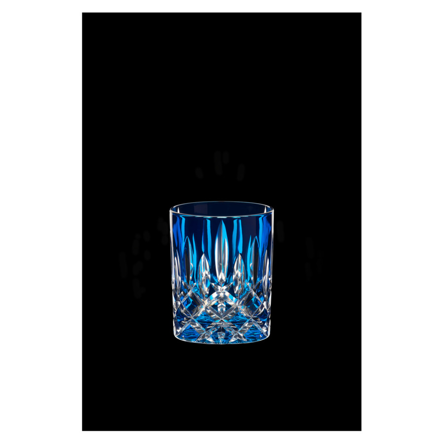 Стакан для виски Riedel Laudon 295 мл, стекло хрустальное, синий, п/к