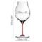Бокал для красного вина Riedel Fatto a Mano Performance Pinot Noir 830мл, красная ножка, ручная рабо