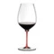 Бокал для красного вина Riedel Fatto a Mano Performance Cabernet/Merlot 834мл, красная ножка, ручная