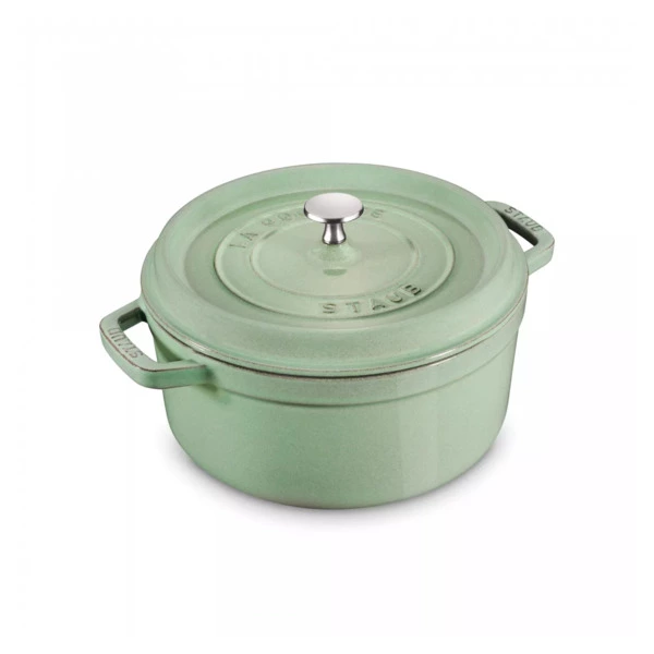 Кокот Staub La Cocotte 20 см 2,2 л, чугун, шалфей, п/к