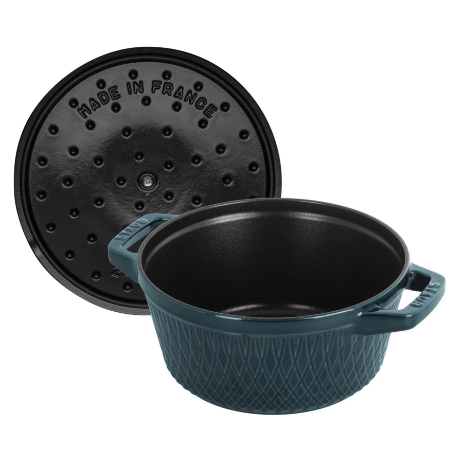 Кокот Staub La Cocotte 24 см 4,25 л, чугун, морская волна, п/к