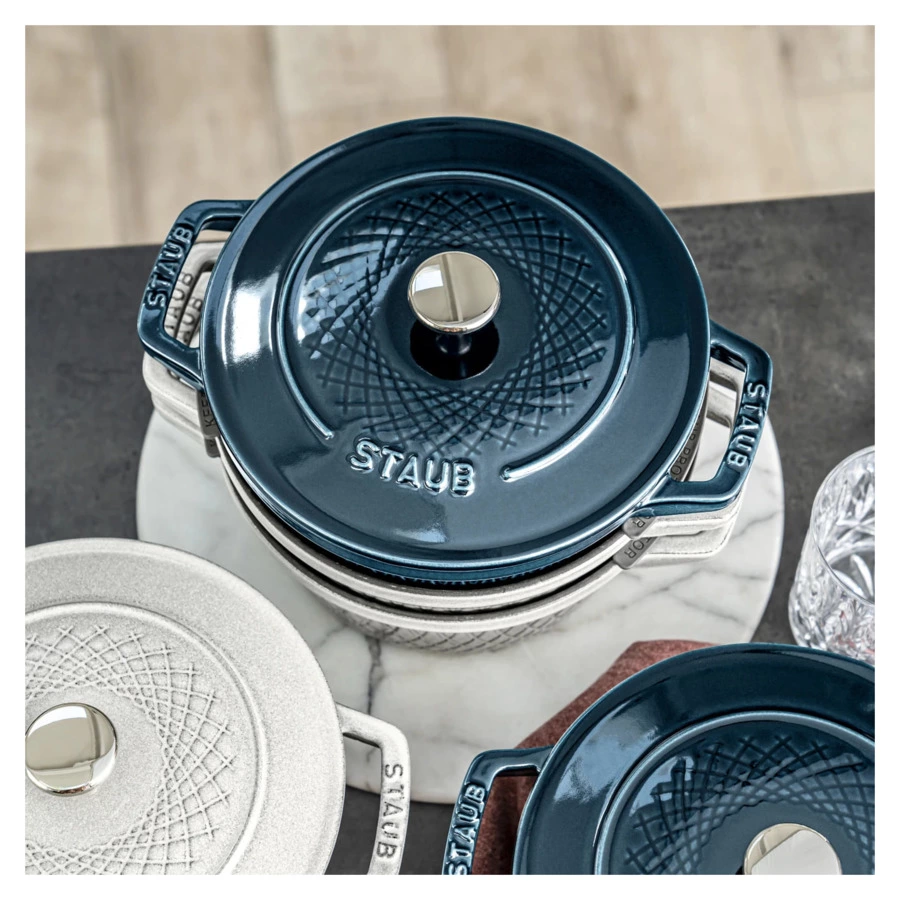 Кокот Staub La Cocotte 24 см 4,25 л, чугун, морская волна, п/к