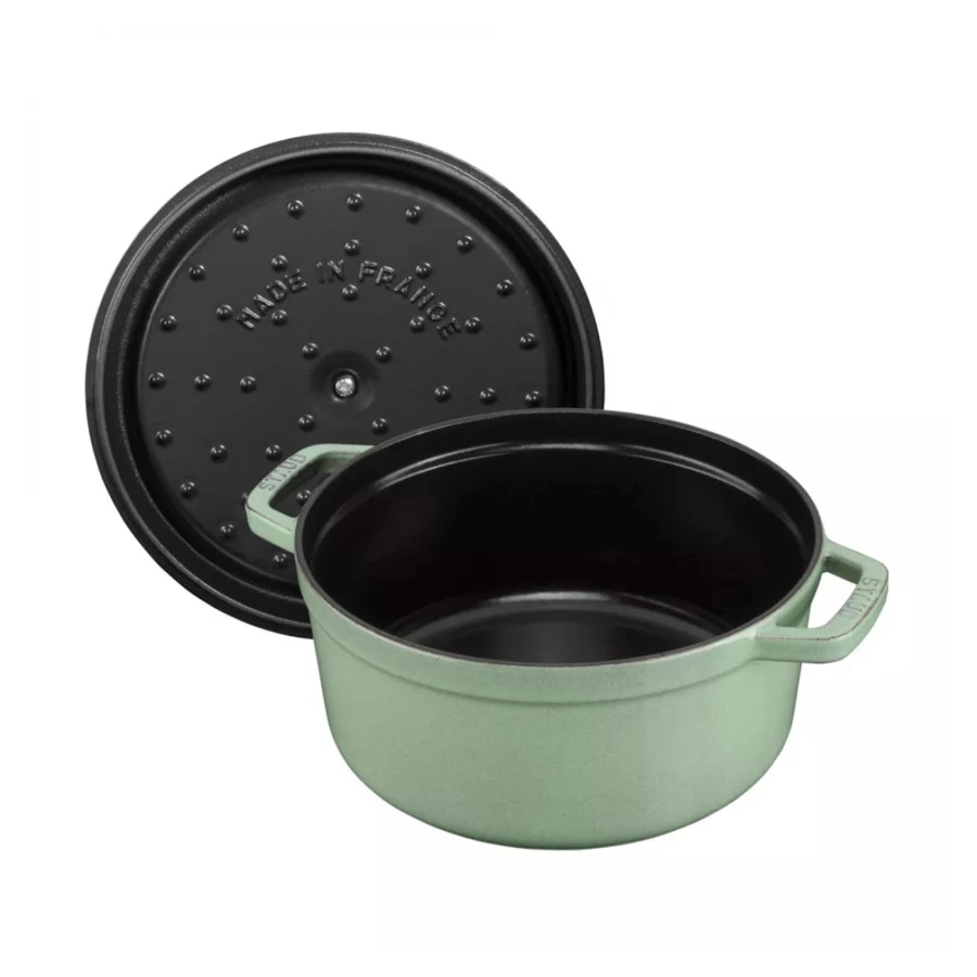 Кокот Staub La Cocotte 26 см 5,25 л, чугун, шалфей, п/к