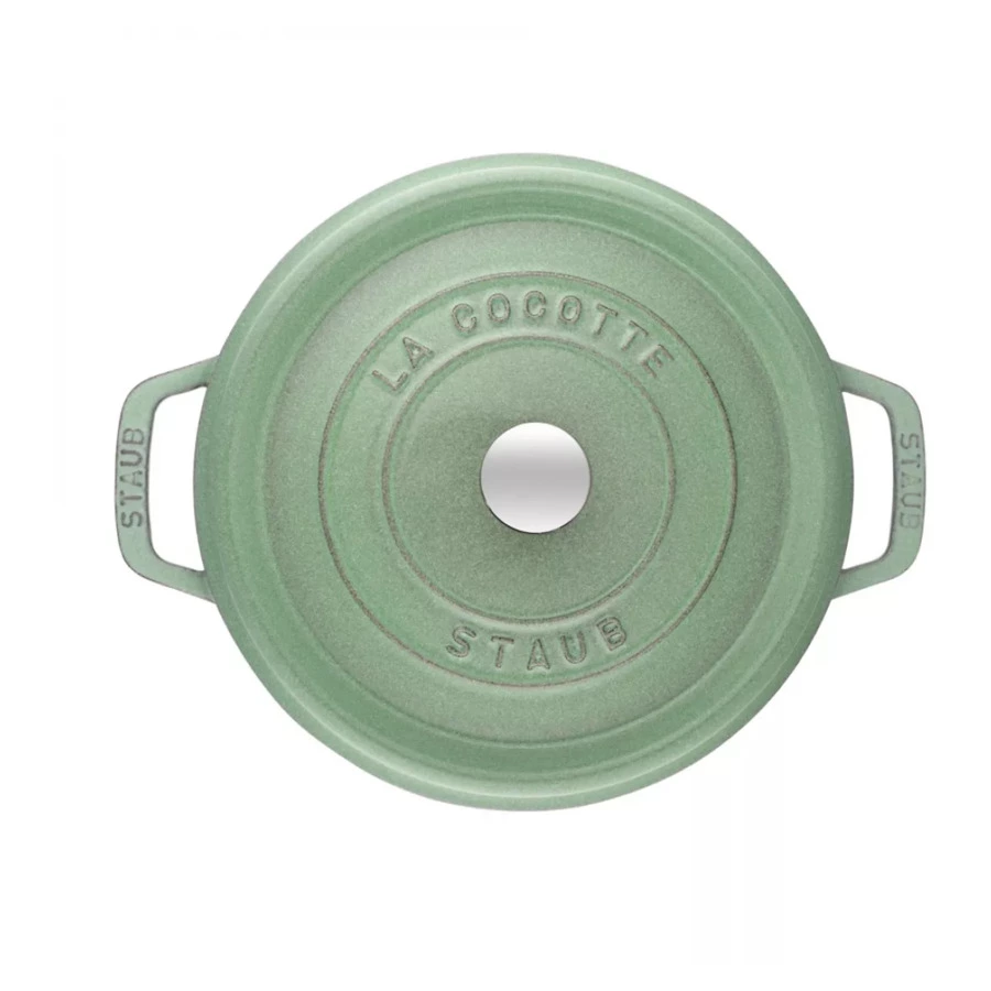 Кокот Staub La Cocotte 26 см 5,25 л, чугун, шалфей, п/к