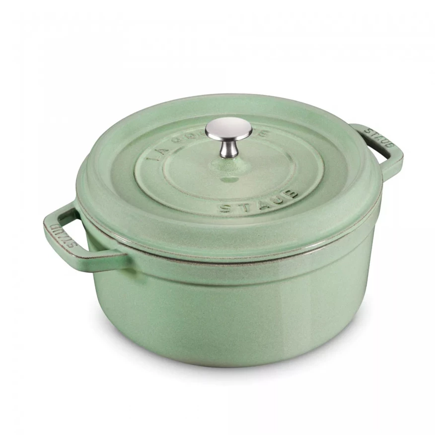 Кокот Staub La Cocotte 28 см 6,7 л, чугун, шалфей, п/к