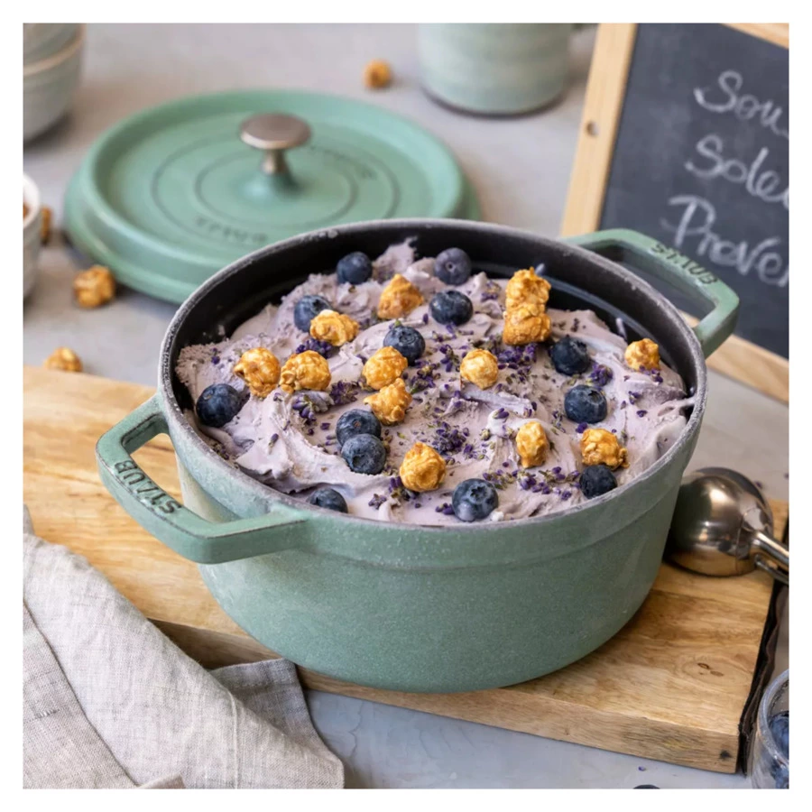 Кокот Staub La Cocotte 28 см 6,7 л, чугун, шалфей, п/к