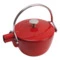 Чайник круглый Staub 16,5 см 1,15 л, чугун, вишневый, п/к