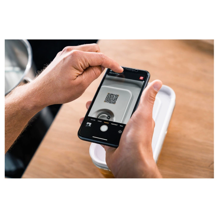 Контейнер вакуумный с 2-мя отделениями Zwilling Fresh&Save 800 мл, пластик, серый, п/к, п/к