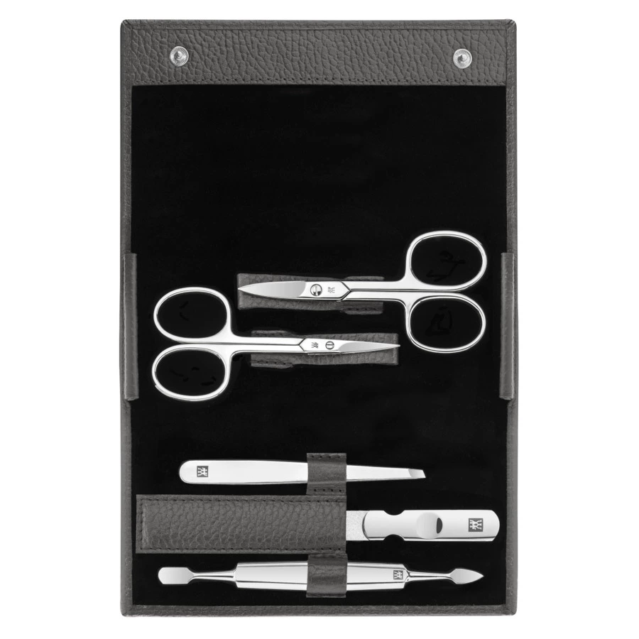 Набор маникюрный Zwilling Beauty Classic 5 предметов, сталь нержавеющая, антрацит, п/к