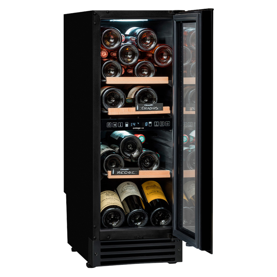 Холодильник винный Avintage AVU27TDZB1 61,5х35х86 см, сталь нержавеющая, черный